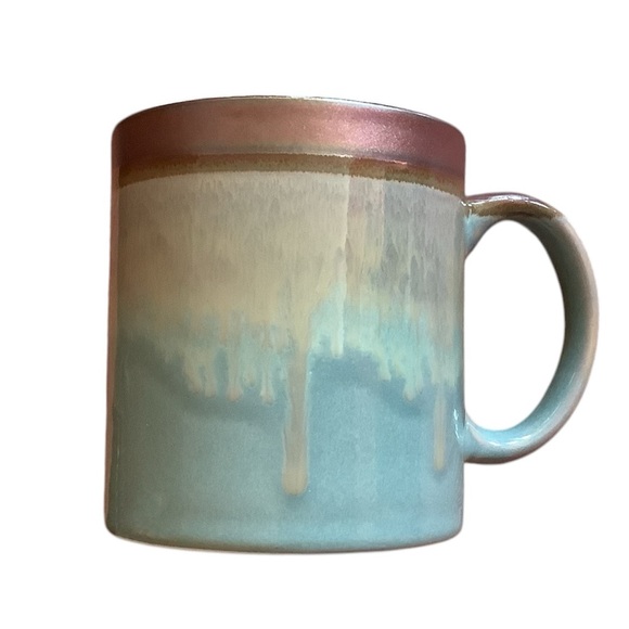 💥2/$24 or 3/$30💥 Potter’s Corner seafoam green ombre design mug NWOT - Picture 1 of 3